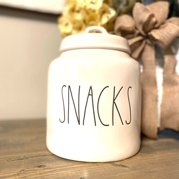 Rae Dunn Gnome Snacks Canister – Crazy for Dunns Rae Dunn Snacks Canister